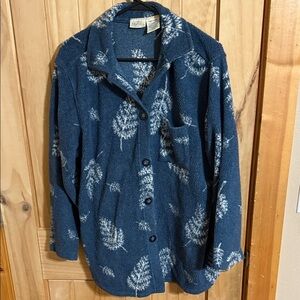 St. John's  Vintage Bay Blue Sweater Cardigan